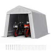 Outdoor Storage Shelter Shed 8x14 ft Waterproof Portable Canopy Carport Tent